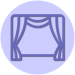 Theatre Curtain Icon