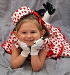 Smiling Girl in Dress