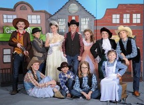 Theatre Group in Western Costume