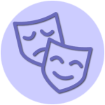 Theatre Masks Icon